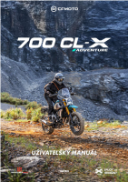 CFMOTO 700CL-X ADVENTURE - Uzivatelsky manual SK 2025